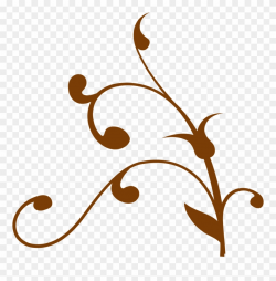 Brown Flourish Svg Clip Arts 600 X 584 Px - Png Download ...