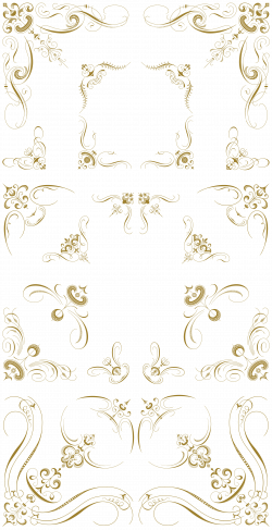 Luxurious Flourishes Vector Pack - 543 Vector Ornaments, 179 ...