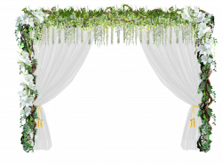 Flower Door Wedding Arch - Romantic love wedding door 2412*1789 ...