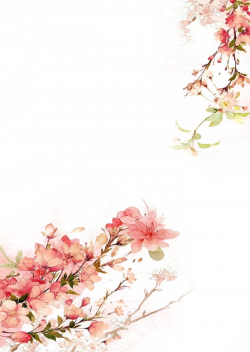 Watercolor Flowers Background - peoplepng.com