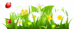 Grass and flowers clipart | Pictures to use in Cross Stitch World ...