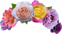Colorful Flower Crown Transparent PNG Image #399 - PNG Mix