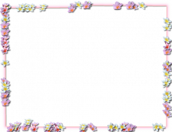 2 2 Flowers Borders Png Pic
