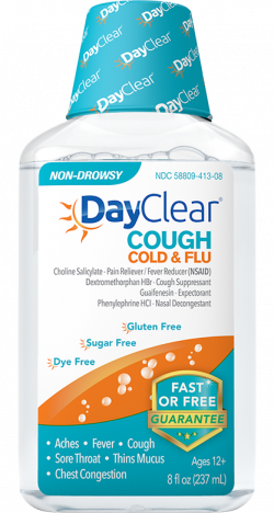 Fast Non-Drowsy Relief From Cough, Cold & Flu Symptoms, No Gluten ...