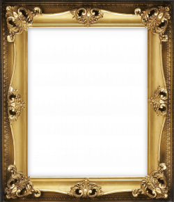 Vertical Classic Transparent Frame with Ornaments | vintage ...