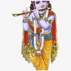 Flutes Clipart Sri Krishna - God Krishna Images Png #850781 ...