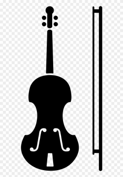 Fluted Clipart Violin Teacher - Violin Black And White ...