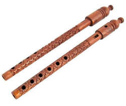 Carved Wooden Flute | Music | Wooden flute, Flute, Flute ...
