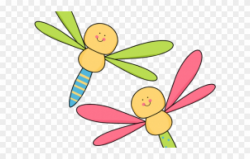 Fly Clipart Two - Transparent Dragonfly Clipart - Png ...