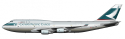 Cathay Pacific Boeing 747 transparent PNG - StickPNG