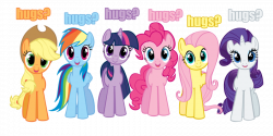 Hugs Vector Mane 6 by kittyhawk-contrail.deviantart.com on ...