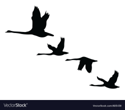 Goose Clipart birds flying high 4 - 1000 X 880 Free Clip Art ...