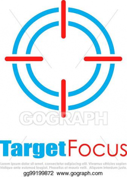 Vector Illustration - Target focus abstract logo. EPS ...