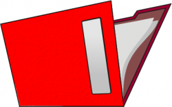 Red Folder Clipart