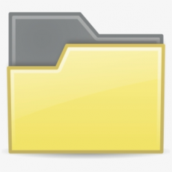 Clipart Yellow Folder - Computer Folder Drawing #744764 ...
