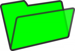 Green Folder Clip Art at Clker.com - vector clip art online ...