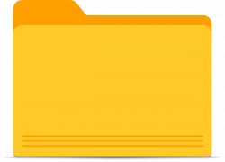 Clipart - Blank Yellow Folder