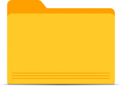 Clipart - Blank Yellow Folder