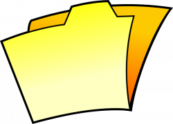Folder Clipart yellow journalism - Free Clipart on Dumielauxepices.net