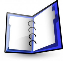 folder and notebook clipart - Clipground
