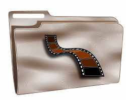 Clipart - Folder icon plastic videos