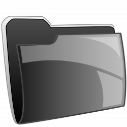 black folder clipart - Clipground