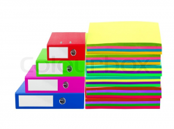 Stack of office folders and | Clipart Panda - Free Clipart ...