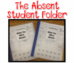 Time 4 Kindergarten: Bright Ideas: Absent Student Folders