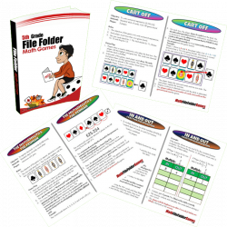 5th Grade File Folder Math Games | Math File Folder Games