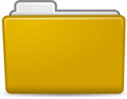 Clipart - Yellow Folder Icon