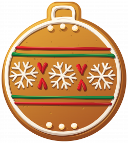 Gingerbread Christmas Ball Ornament PNG Clip-Art Image | Gallery ...