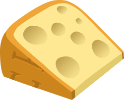 OnlineLabels Clip Art - Food Fancy Cheese