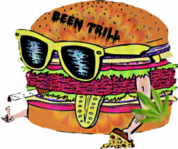 food trill trippy - Sticker by tinamzornes420
