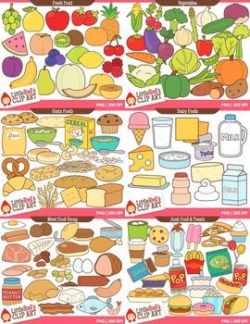 Food Clip Art Bundle - Food Groups Clip Art | comida | Food ...