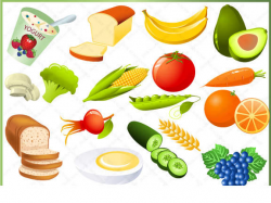 Free Nutritious Food Clipart Healthy Breakfast Meal ...