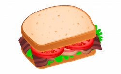 Sandwich Clipart Food - Bacon Sandwich Clip Art, Transparent ...