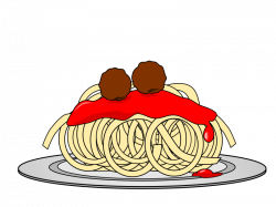 Clipart - Spaghetti and Meatballs Monster SMIL Animation