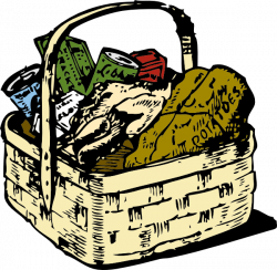 Baskets Of Food Clipart - 2018 Clipart Gallery
