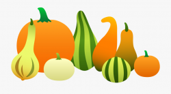 Fall Food Clipart - Pumpkins And Gourds Clipart #15844 ...