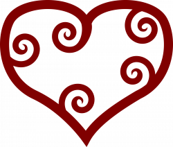 Valentine Red Maori Heart Icons PNG - Free PNG and Icons Downloads