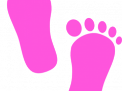 Baby Girl Footprint Clipart 3 - 340 X 340 | carwad.net