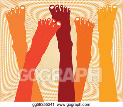 Vector Stock - Healthy feet design. Clipart Illustration ...