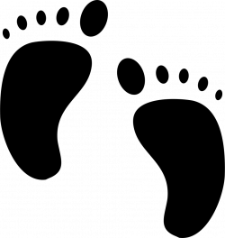Human Foot Prints Svg Png Icon Free Download (#33798 ...