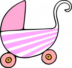 Baby Pink Stroller Clip Art at Clker.com - vector clip art online ...