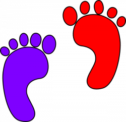 Footprints Clip Art at Clker.com - vector clip art online, royalty ...