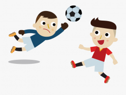 Children Playing Football Clipart - Child Football Cartoon ...