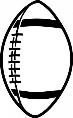 Football Clipart Black And White | Letters Format