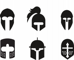 Knight Helmet Silhouette at GetDrawings.com | Free for personal use ...