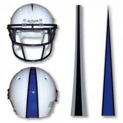 Stripes for your football helmets! Helmet tape, imprinted stripes ...