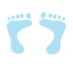 Baby Boy Blue Footprints Clip Art | Baby!! | Baby clip art ...